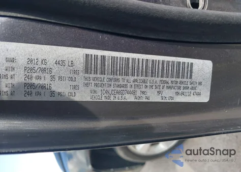 2015 Jeep Compass Sport из США, поврежденный, VIN 1C4NJCBA1FD427487